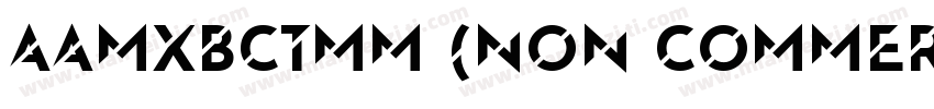 AaMXBCTMM (Non Commercial Use)Aa 蜜字体转换